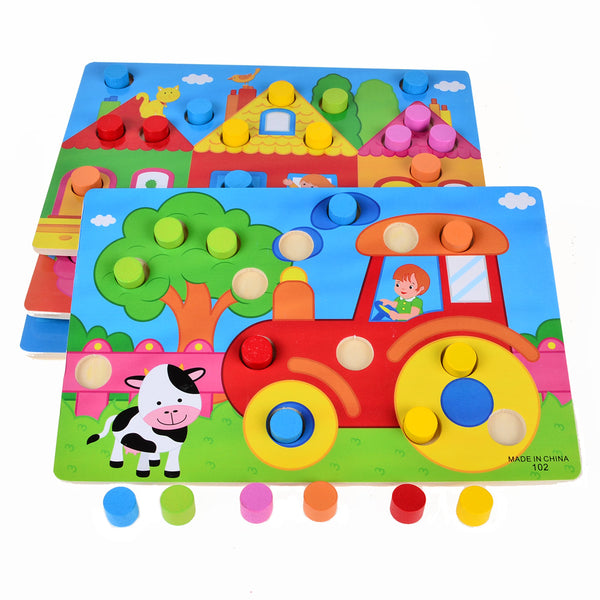 Pegged Color Board